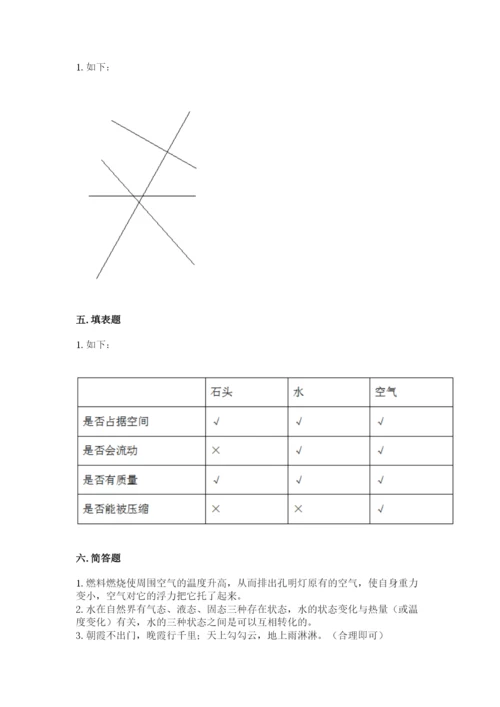 教科版三年级上册科学期末测试卷带答案下载.docx
