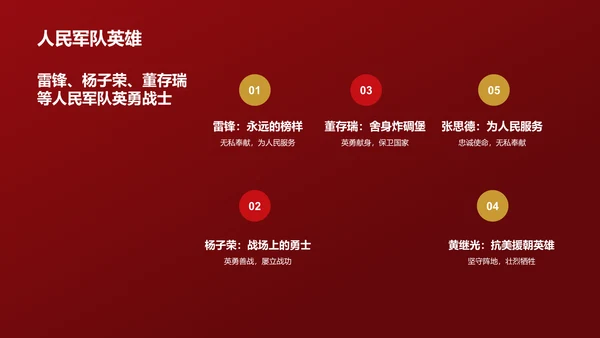红色党政风红色故事PPT模板