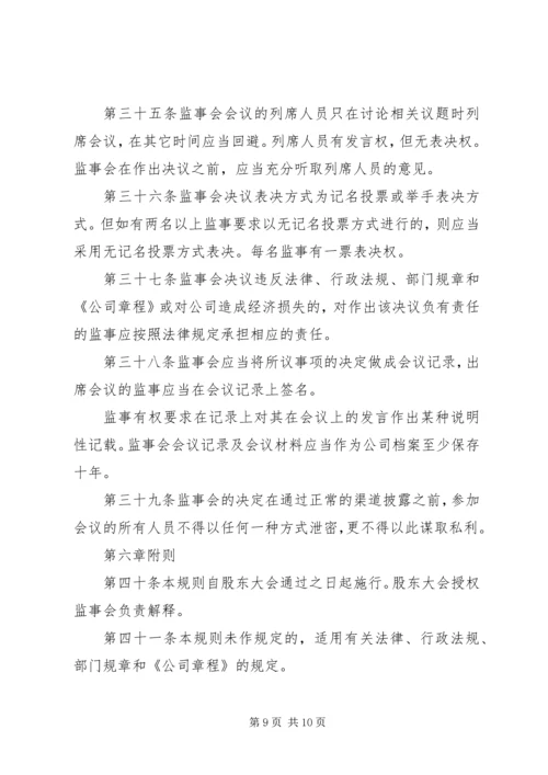 公司监事会议事规则 (2).docx