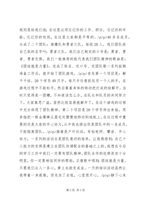 基层团干部培训心得 (3).docx