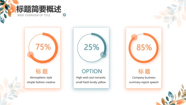 简约大气公司产品介绍宣传通用PPT动态模板