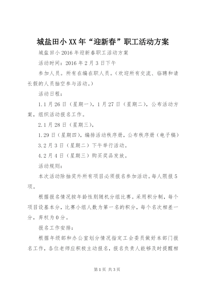 城盐田小某年“迎新春”职工活动方案.docx