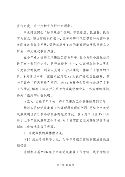 年终党风廉政建设工作报告 (2).docx