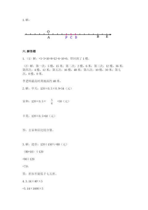 北京版六年级下册数学期末测试卷（培优a卷）.docx