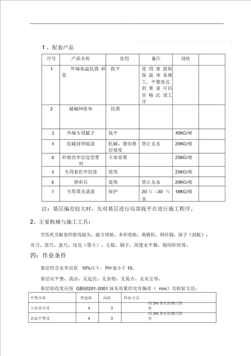 外墙水包水涂料工程施工方案