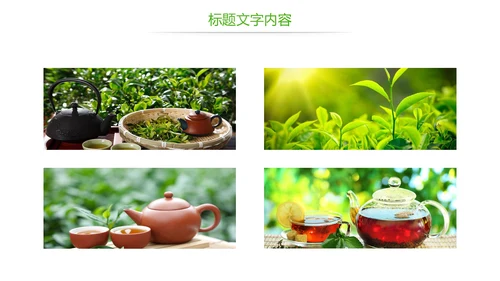 唯美绿色茶园茶文化品茶论道PPT模板