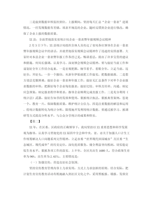 精编之统计个人工作总结结尾范文.docx