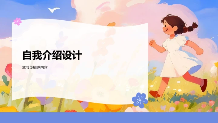 小学生自我介绍通用PPT模板