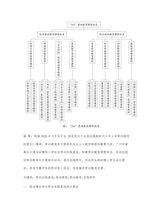 依托劳动基地推进劳动教育的实践研究.docx