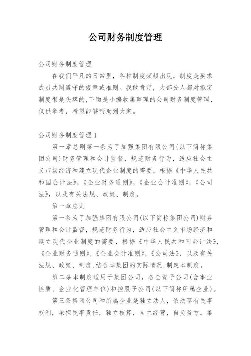 公司财务制度管理.docx