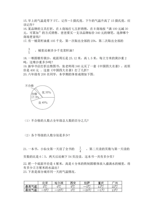 六年级小升初数学应用题50道及答案解析.docx