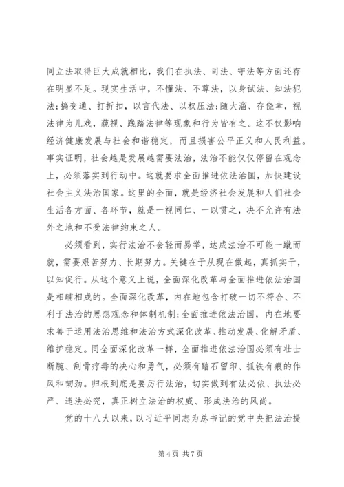 学习十八届四中全会精神心得体会.docx