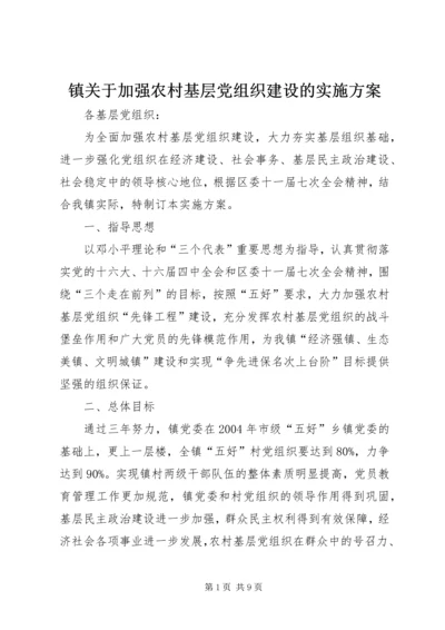 镇关于加强农村基层党组织建设的实施方案_1.docx