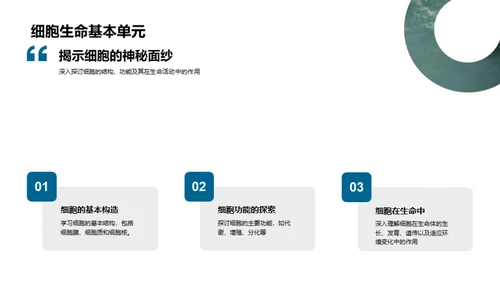 生命奥秘的生物学探索