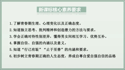 《讲·记·练高效复习》 第一单元 青春时光 七年级道德与法治下册 课件(共24张PPT)