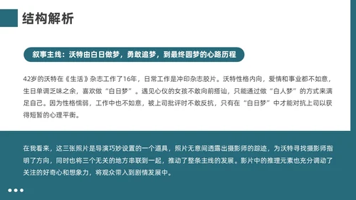 深青实拍风白日梦想家电影鉴赏PPT课件