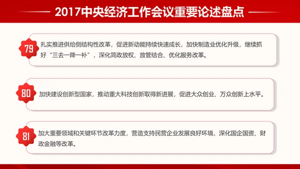 中央经济工作会议93个重要论述PPT模板