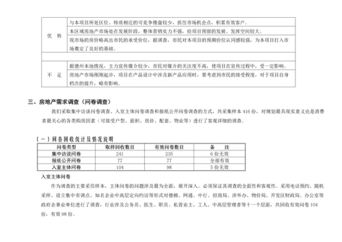 经典房地产市调报告.docx