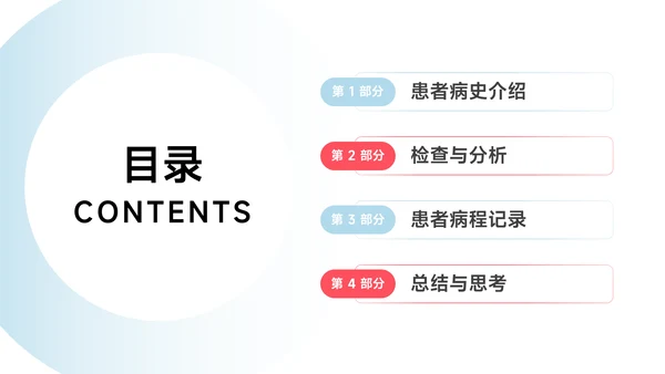 红蓝3D医疗工作汇报总结PPT模板