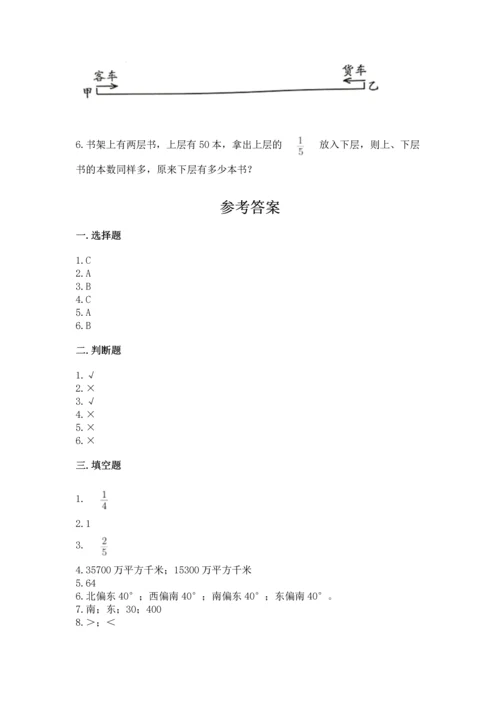人教版六年级上册数学期中测试卷精品【考点梳理】.docx