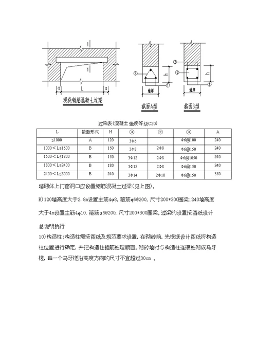 砖砌墙施工方案