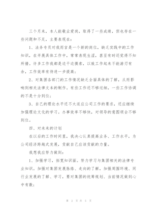 新员工试用期工作个人总结1000字.docx