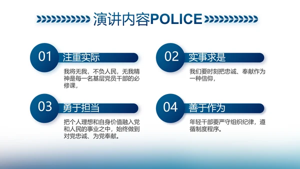信念坚定对党忠诚公安警察动态PPT