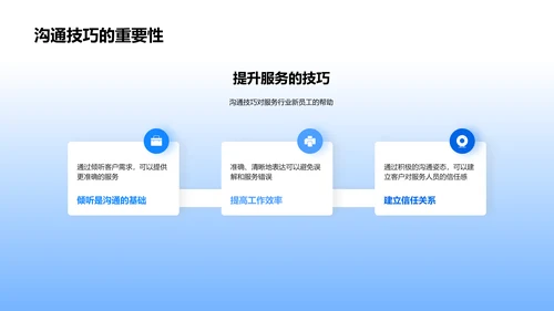 服务沟通技巧培训PPT模板