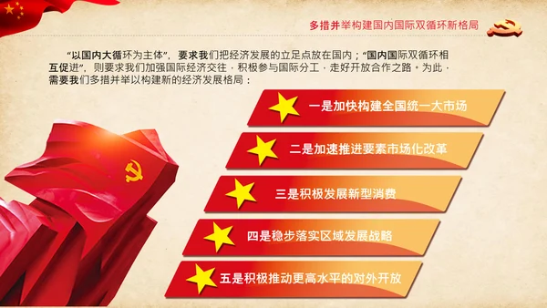 学习国内国际双循环战略发展新格局PPT经济格局