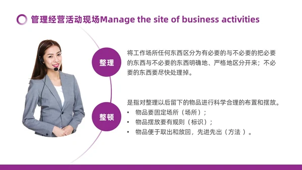 紫色微粒体如何经营企业管理员工培训PPT模板