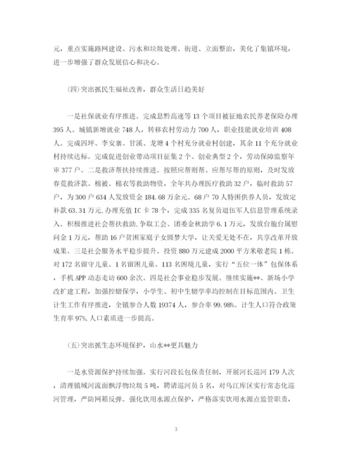 精编之经典范文镇2年工作总结及2年工作计划.docx