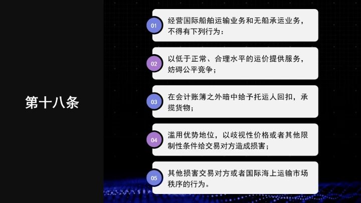 全文学习普法2025年9月28日修订的《中华人民共和国国际海运条例》PPT课件