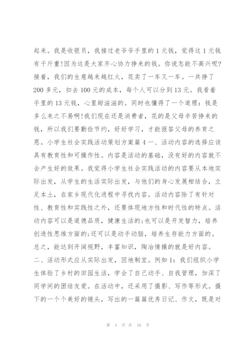 小学生社会实践活动策划方案10篇.docx