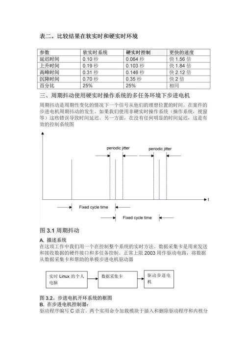 外文文献及翻译-步进电机在实时多任务环境下的性能.docx