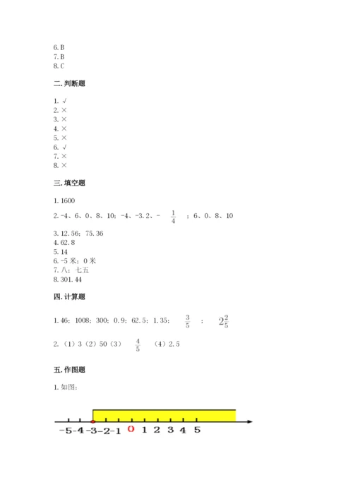 小升初六年级期末试卷精品【能力提升】.docx