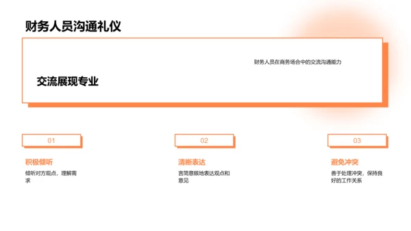 财务人员商务礼仪训练PPT模板