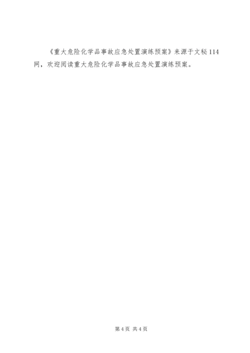 重大危险化学品事故应急处置演练预案.docx