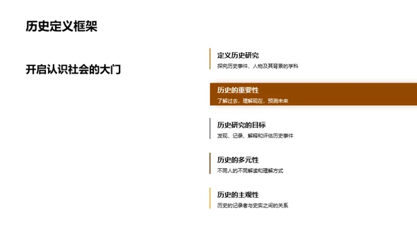 历史视野的多维探索