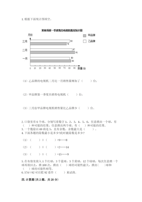 苏教版小学数学四年级上册期末卷【名校卷】.docx