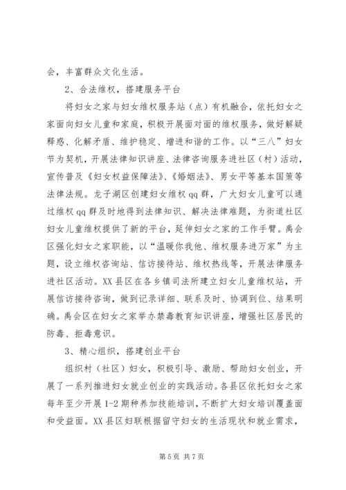 妇女之家建设情况汇报 (2).docx