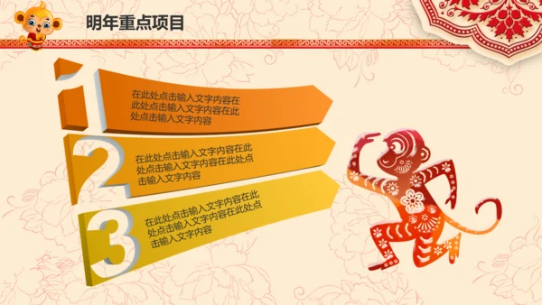 2016猴年开门红年会晚会工作总结PPT