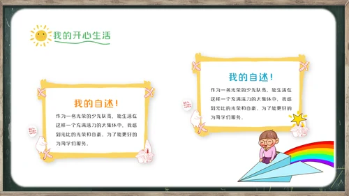 儿童幼儿园小学班干部竞选自我介绍ppt模板