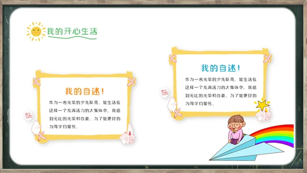 儿童幼儿园小学班干部竞选自我介绍ppt模板