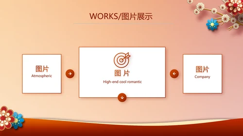 红色中国风零食产品介绍宣传动态PPT模板