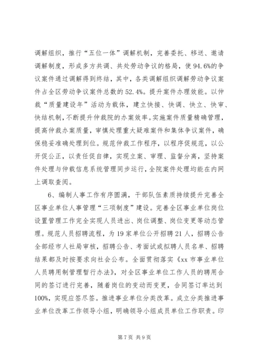 人社局党建工作汇报.docx