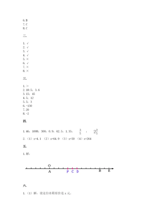 沪教版六年级数学下学期期末测试题精品【夺分金卷】.docx