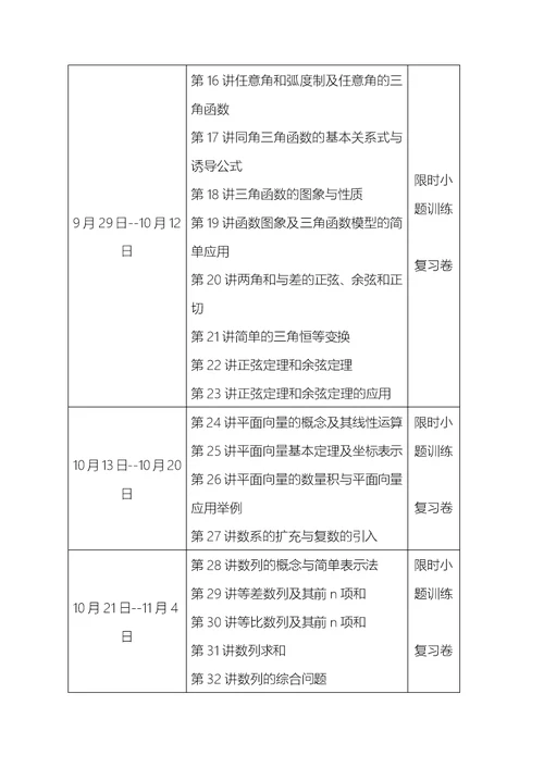 2019届高三数学一轮复习方案定稿版