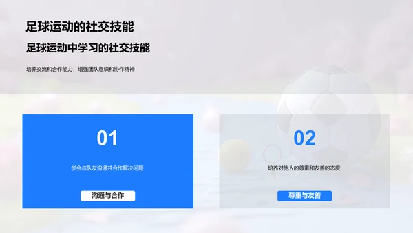 足球技巧教授PPT模板