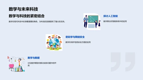 数学在生活应用PPT模板