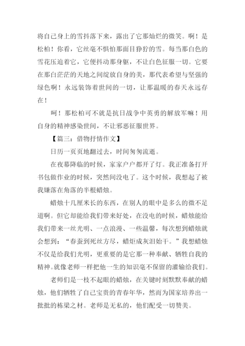 借物抒情的作文300字.docx